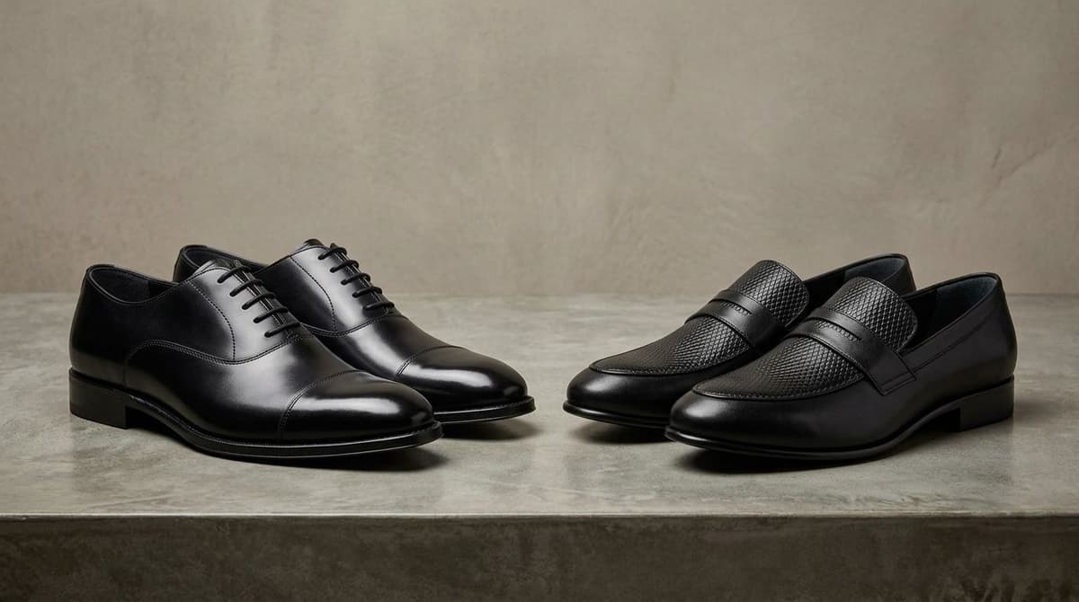 Oxford shoe and Penny Loafer.
