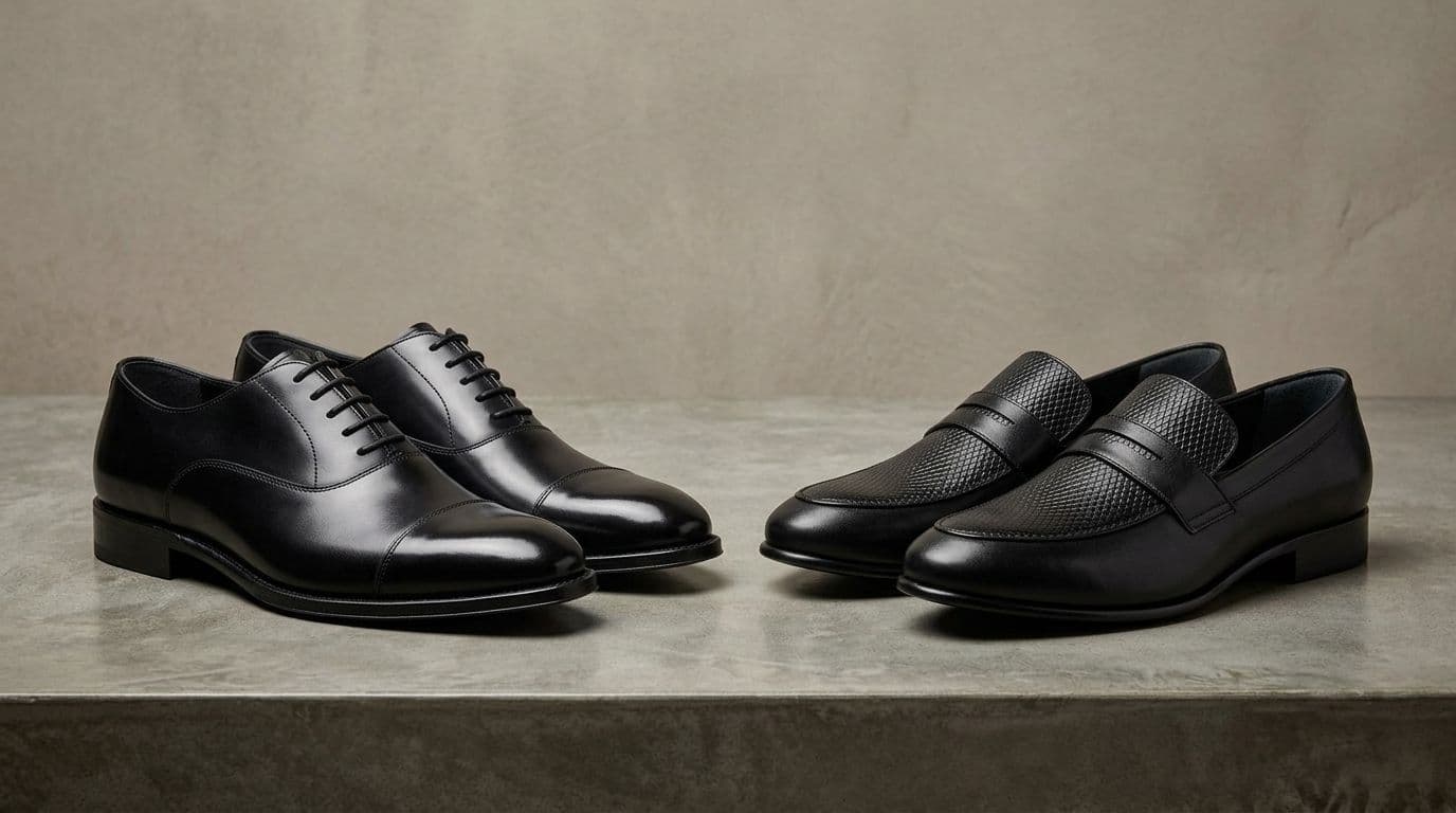 Oxford shoe and Penny Loafer.