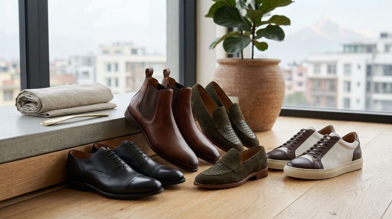 Top Nepali shoe brands featuring locally made leather footwear